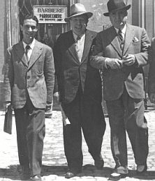 Michelangelo Verso together with Aureliano Pertile and Riccardo Stracciari