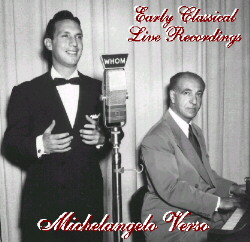 CD: Michelangelo Verso - Early Classical Live Recordings